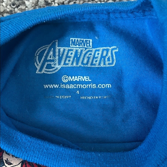 Avengers Blue Kids T-Shirt - Picture 2 of 3